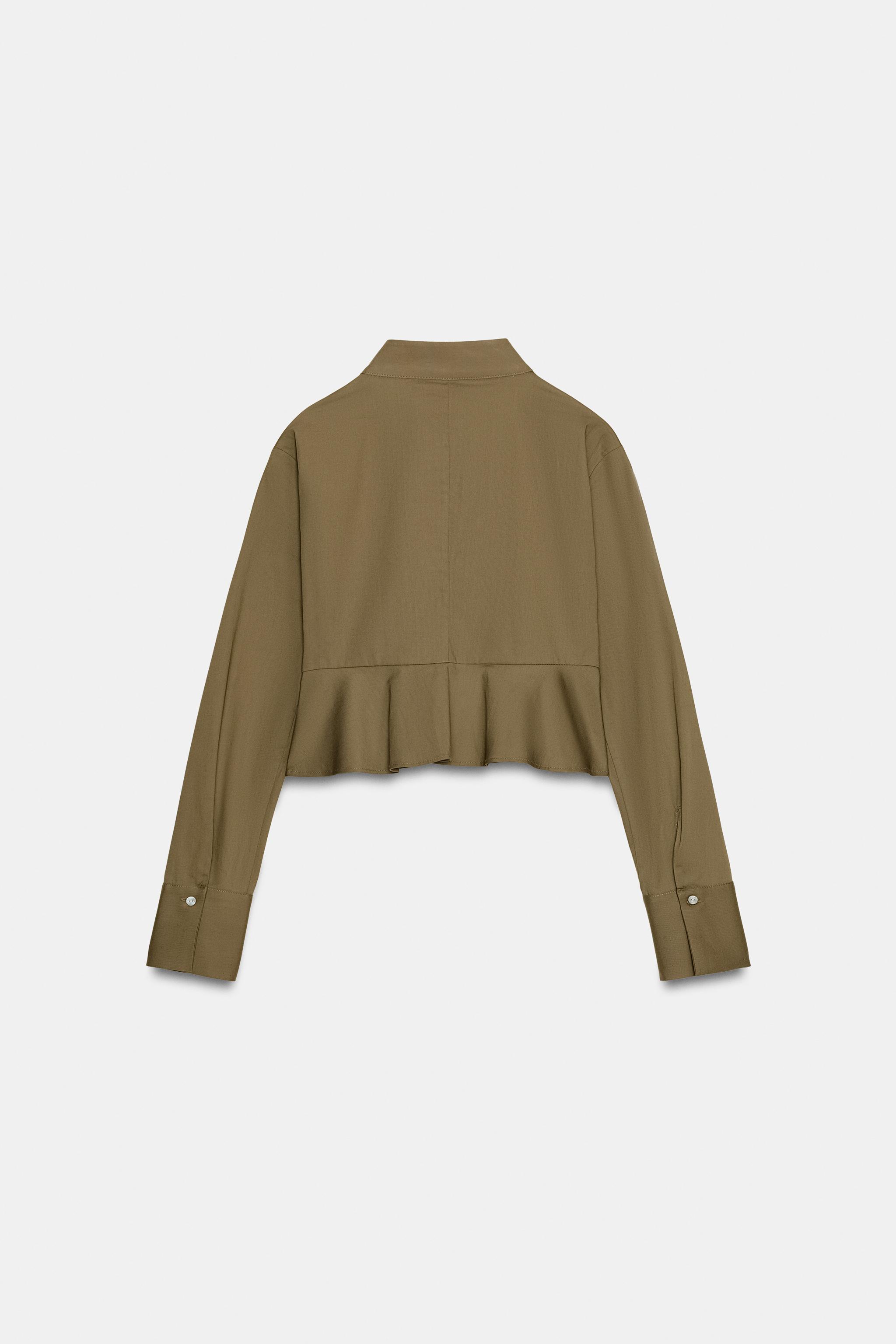 BUTTON POPLIN SHIRT